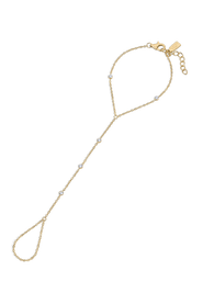 Electric Picks Starlet Crystal CZ Hand Chain Bracelet