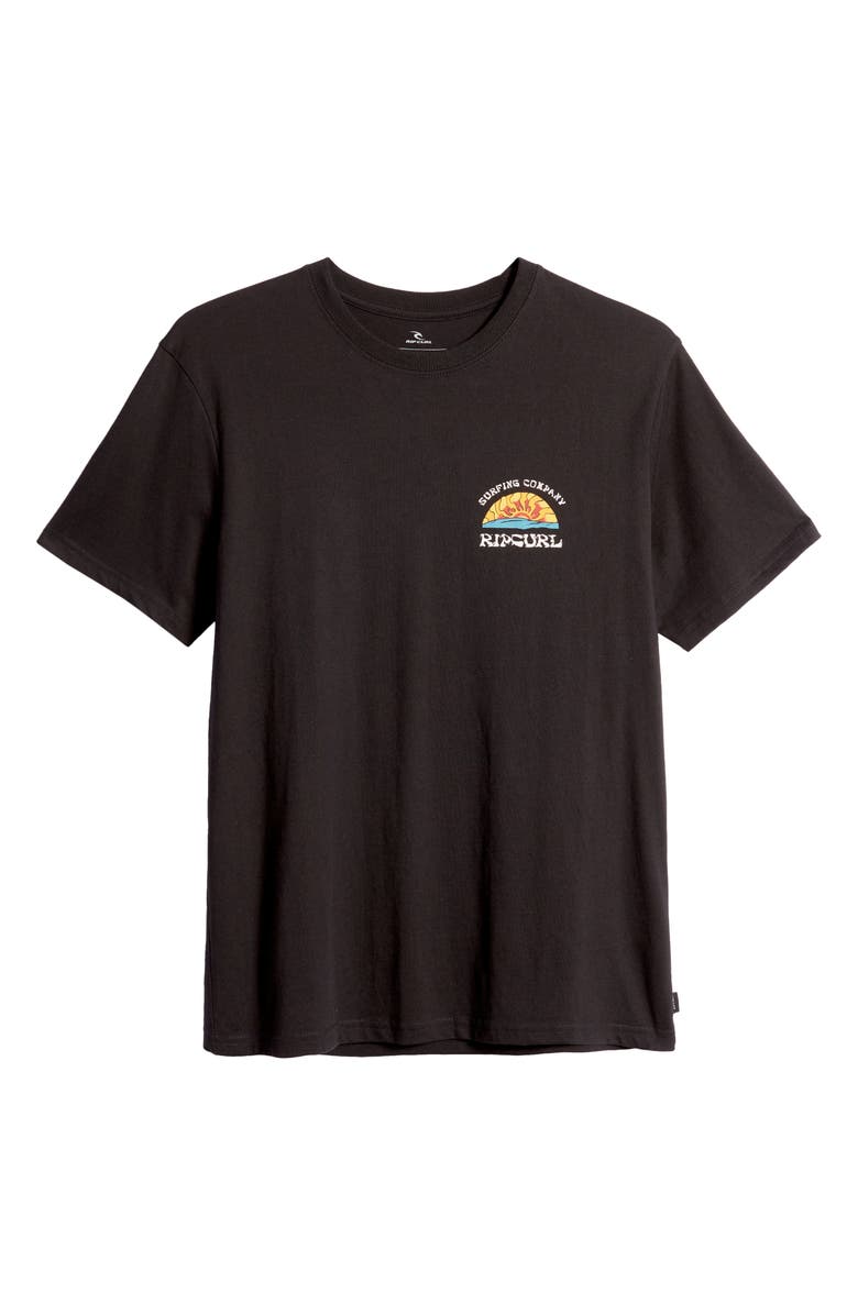 Rip Curl Rays & Hazed Cotton Graphic Tee, Alternate, color,