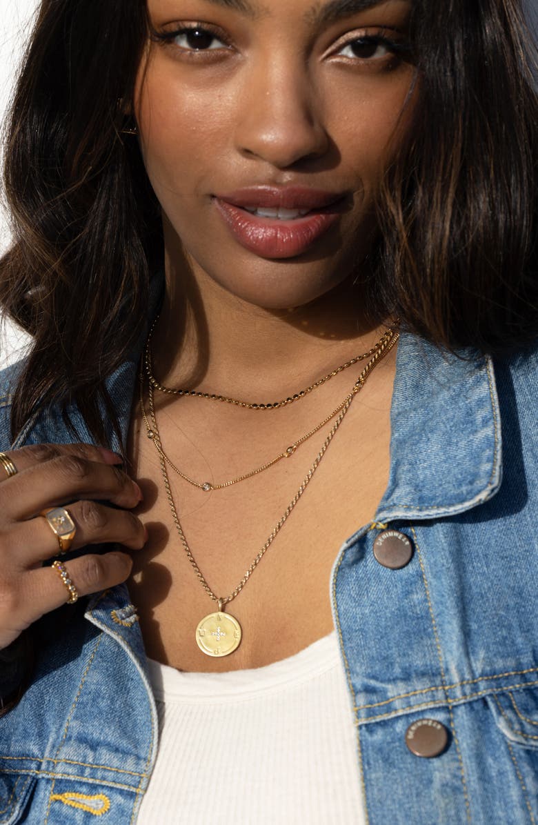 MIRANDA FRYE Paisley Disc Bead Necklace, Alternate, color,