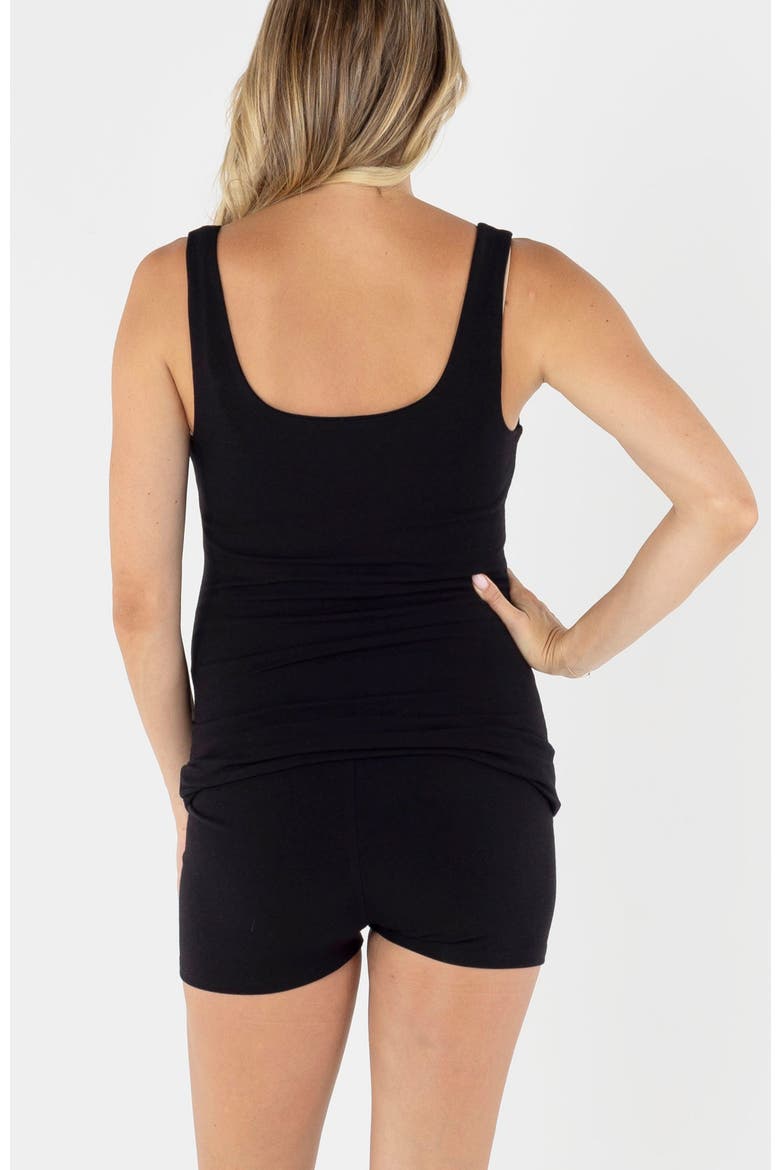 Maternity Basic Tank Top, Alternate, color, Black