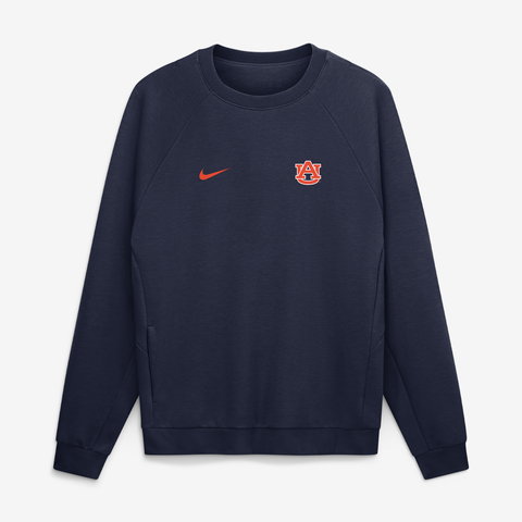 Men's Nike Navy Auburn Tigers Premium Performance Raglan Dri-FIT Sweatshirt