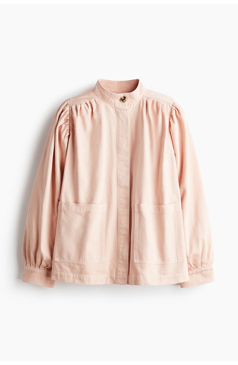 H&M Denim Jacket, Main, color, Peach Pink