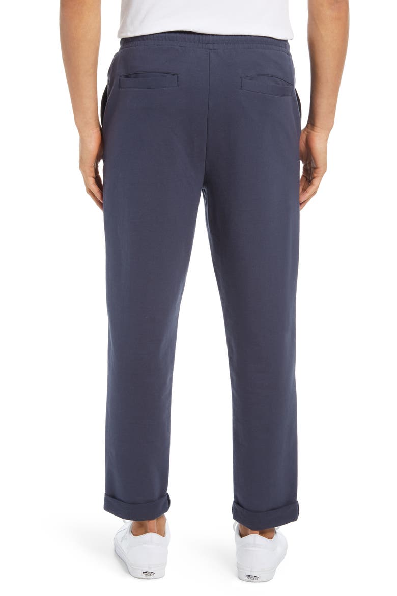 Terry Drawstring Pants, Alternate, color, BLUE NIGHTS