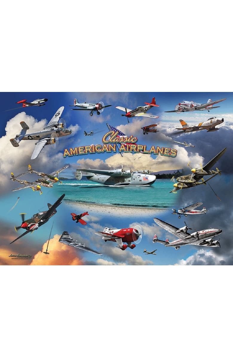 Sunsout Classic American Planes 1000 piece Jigsaw Puzzle for Adults, Alternate, color, Multicolor