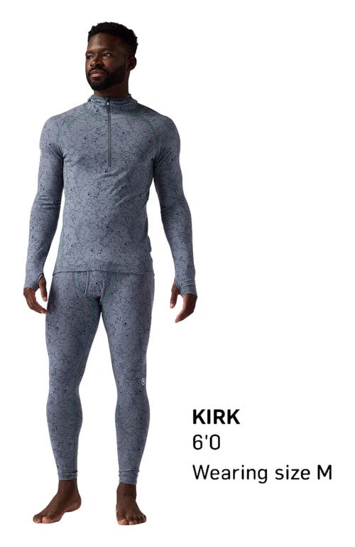 Backcountry Cedars Rws Merino Lt-wt Baselayer 1/2-zip Scuba Top In Gray