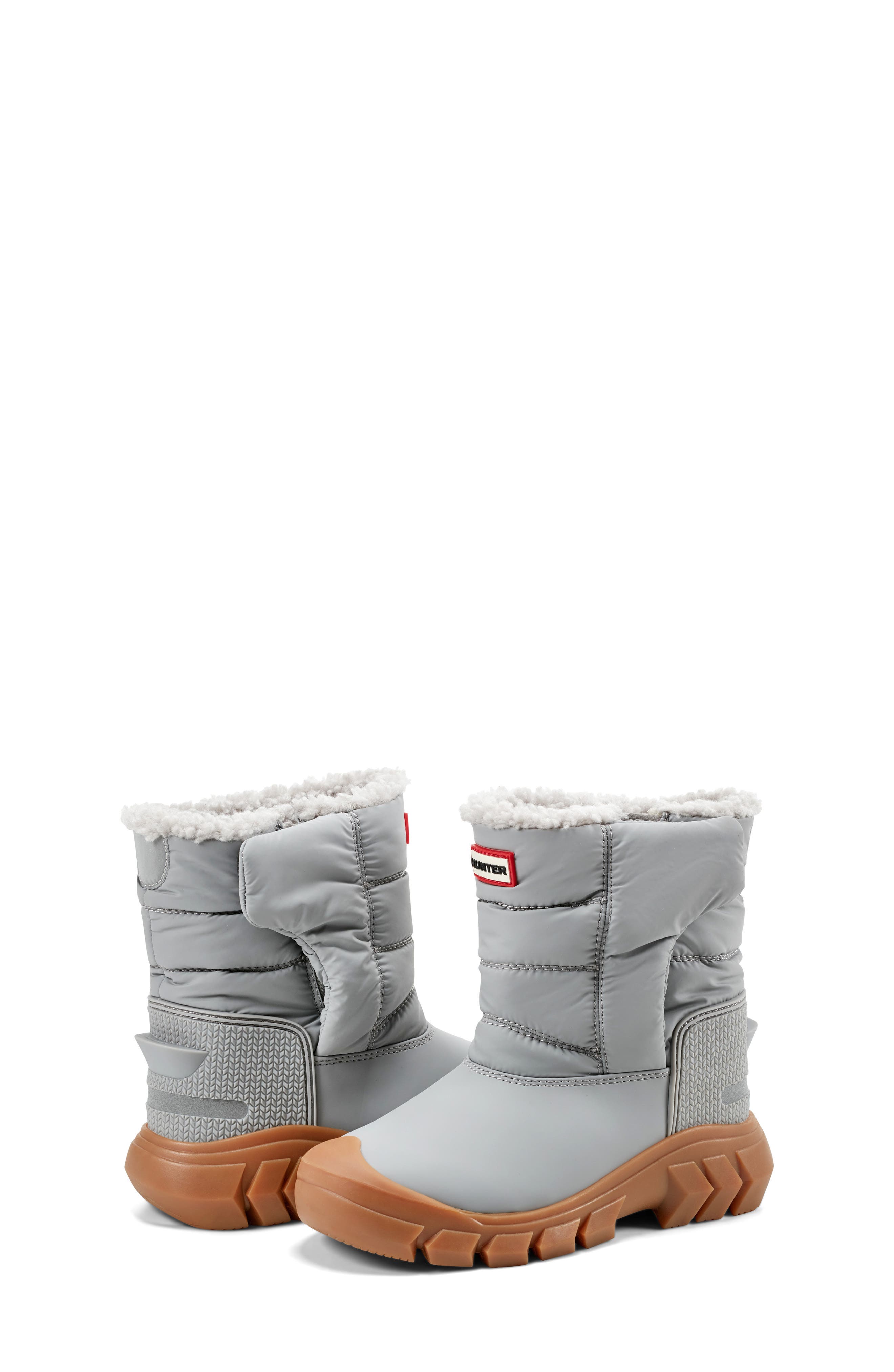 Hunter Kids' Intrepid Snow Boot, Alternate, color, Portobello Grey