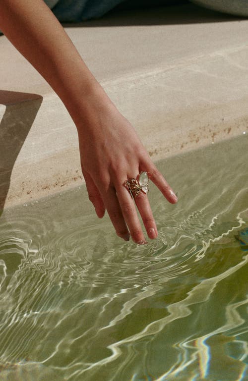 Rc Retro Chic Butterfly Serenade Ring In Gold