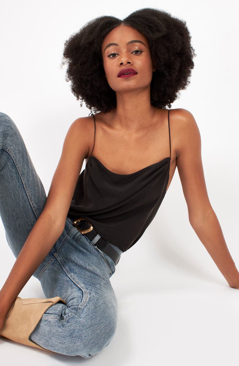Equipment Anisa Tie Strap Silk Camisole, Alternate, color, 