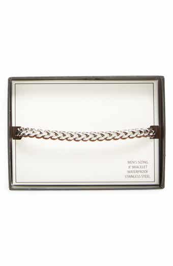 NORDSTROM RACK Men's Cord & Chain Bracelet