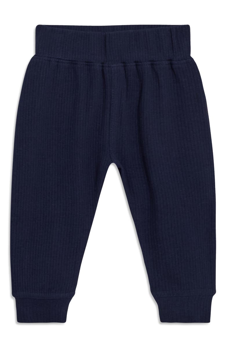 JOJO MAMAN BEBE Whale Appliqué Sweatshirt & Crinkled Joggers Set, Alternate, color, 