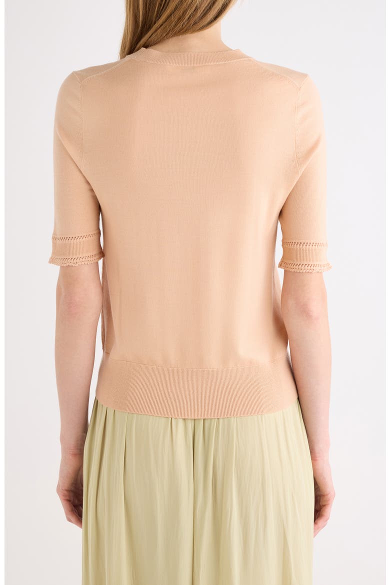 Organic Cotton Sweater, Alternate, color, BLEACHED ORANGE