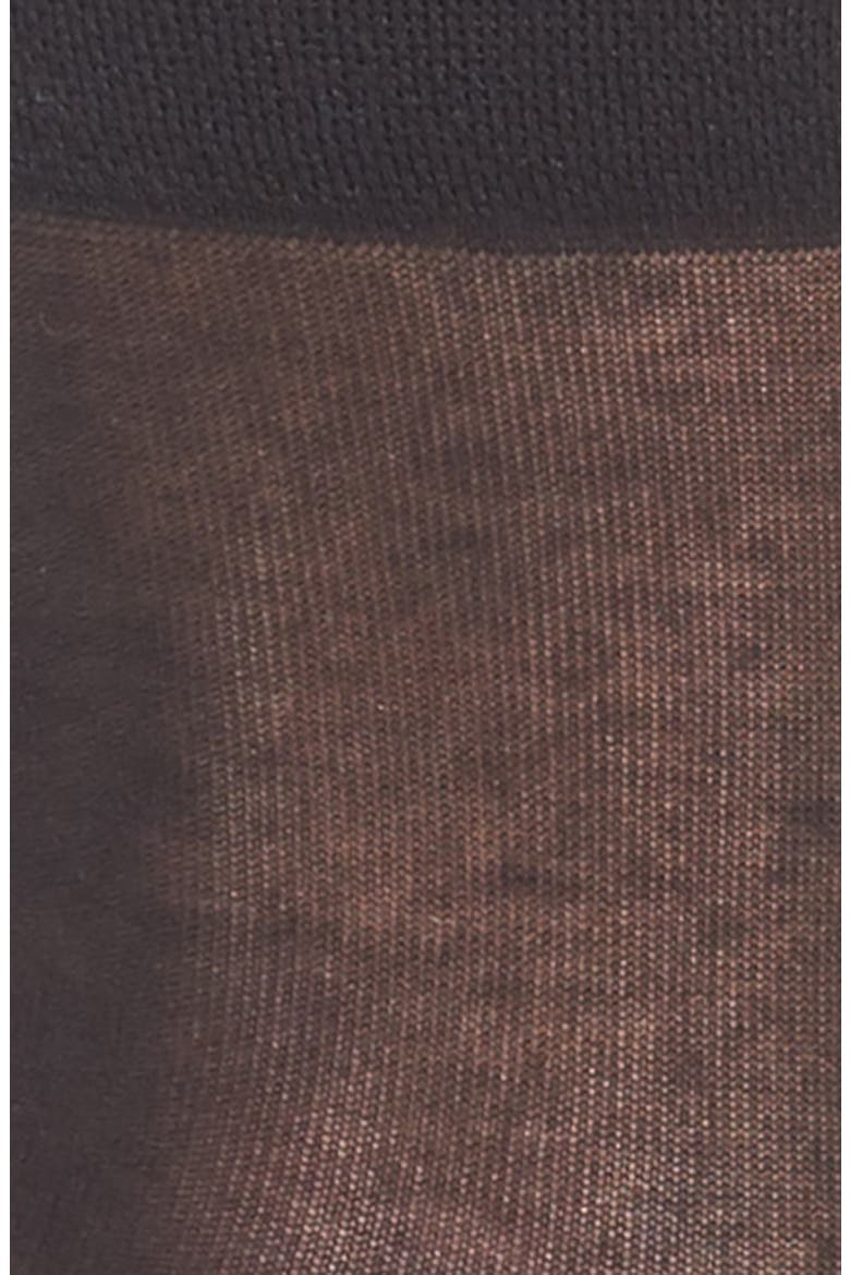Sheer Crew Socks, Alternate, color, BLACK