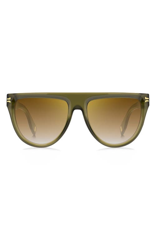 Marc Jacobs 56mm Flat Top Sunglasses