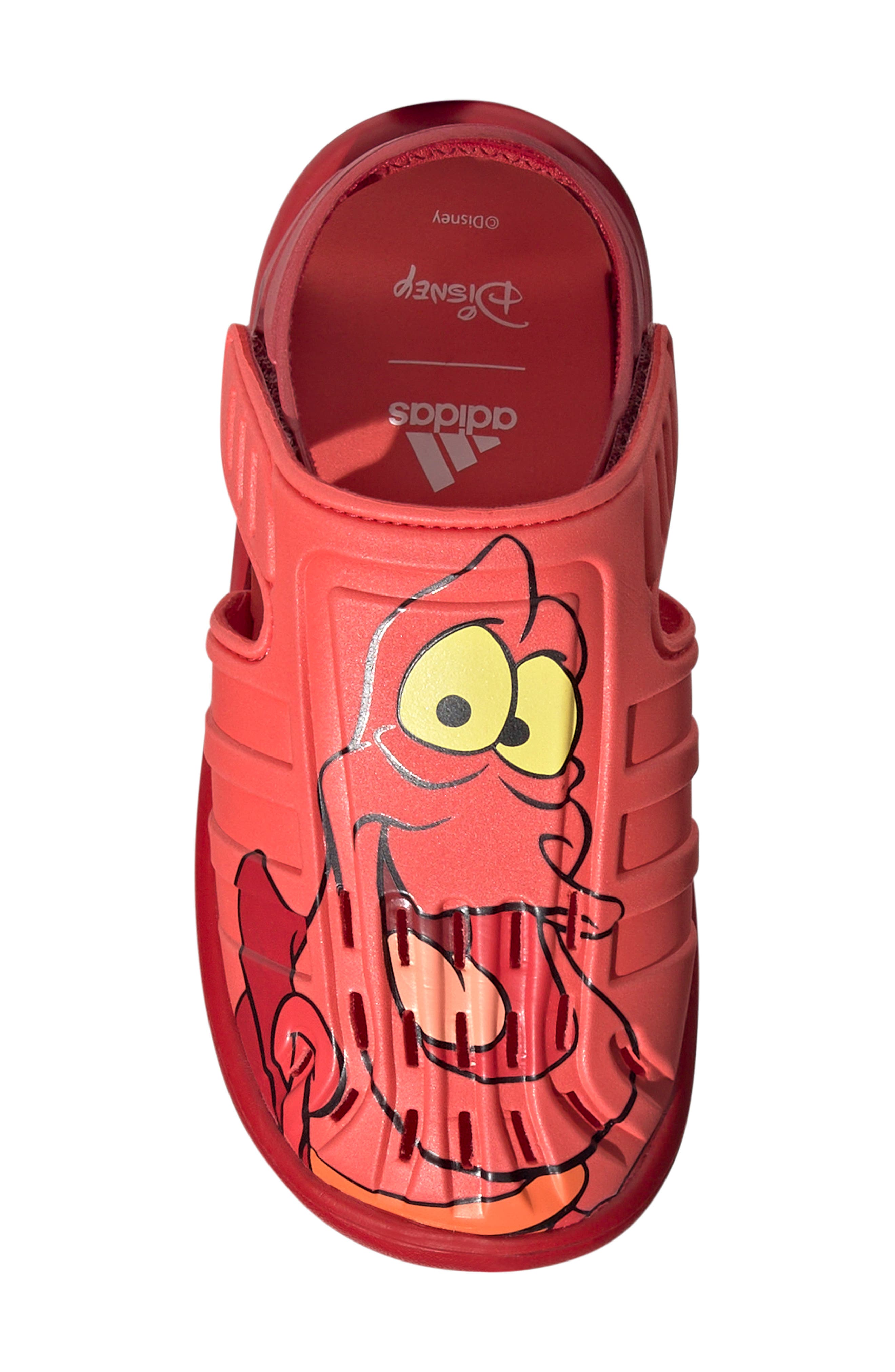 adidas Kids' x Disney Sebastian Water Sandal, Alternate, color, 