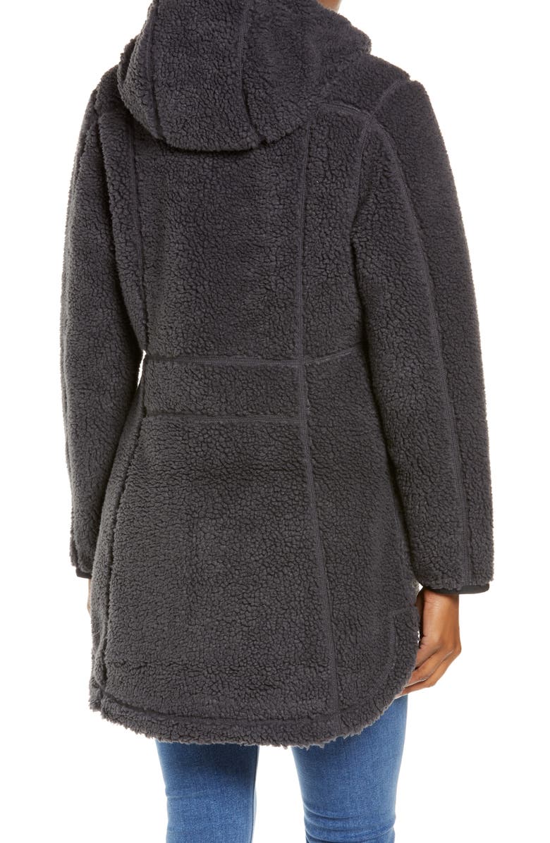 L.L.Bean Mountain Windproof High Pile Recycled Polyester Fleece Coat, Alternate, color,