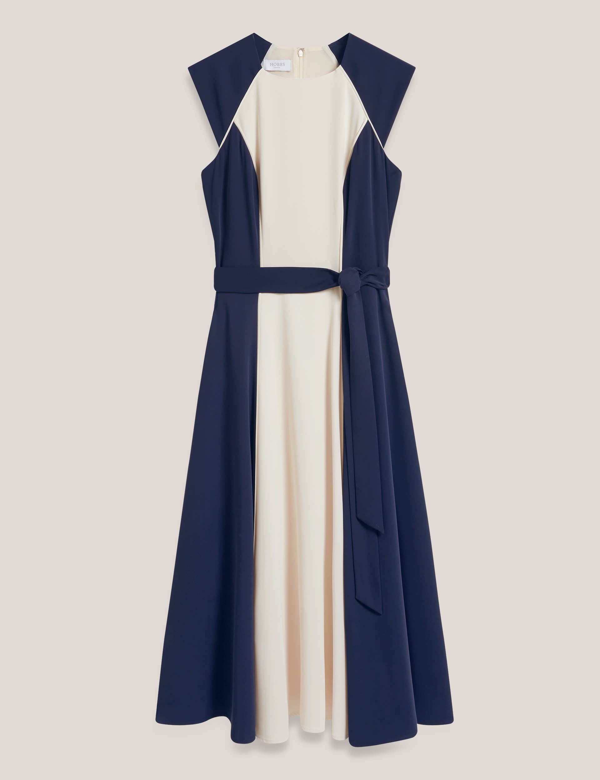 1901 colorblock midi dress This color-block midi is giving effortless elegance with a twist asymmetric hem, textured fabric