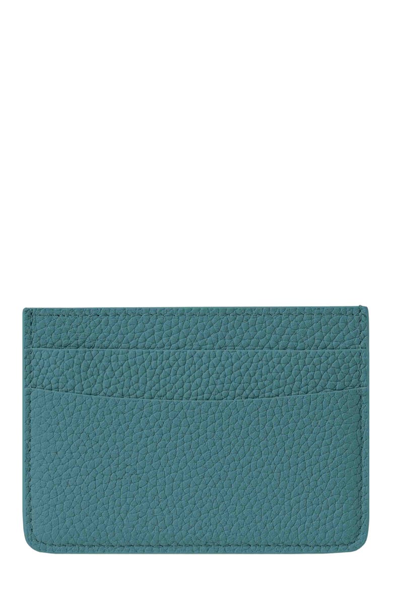 MAISON de SABRÉ Leather Card Holder, Alternate, color, Bondi Blue