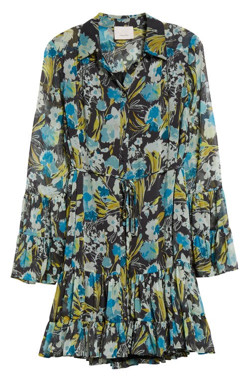 Cinq À Sept Cinq A Sept Tossed Floral Lyra Dress In Multi