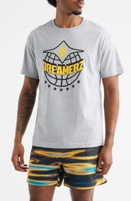 OVERTIME City Dreamerz Globe Cotton Graphic T-Shirt