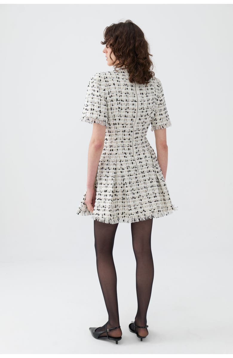 Nocturne Tweed Mini Dress, Alternate, color, 