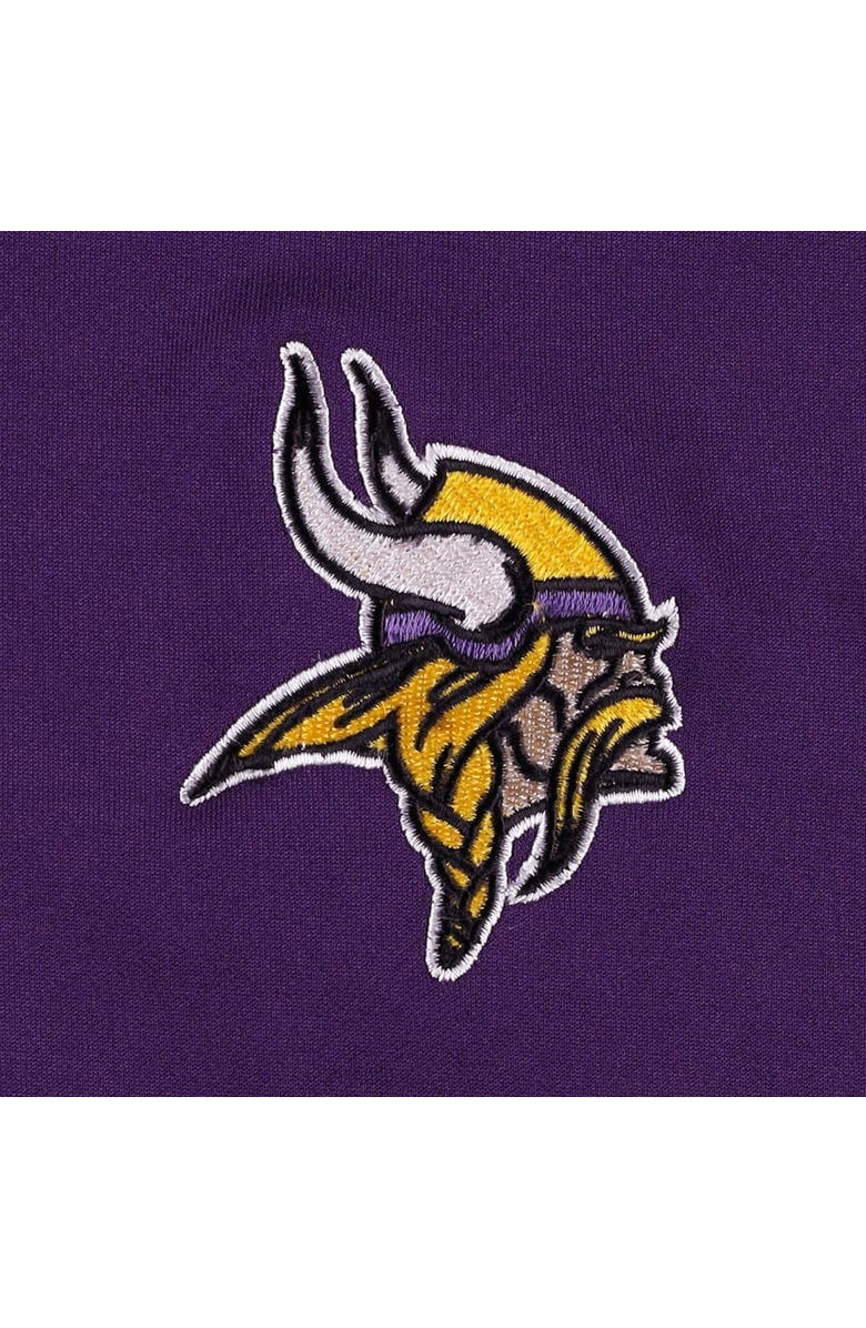 PROFILE Men's Purple Minnesota Vikings Big & Tall Quarter-Zip Top, Alternate, color, 