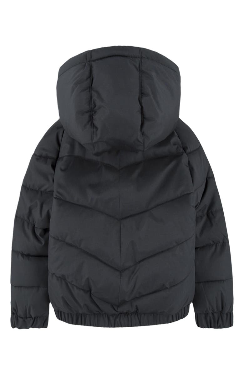 Nike Kids' Puffer Hooded Zip Jacket, Alternate, color, Black