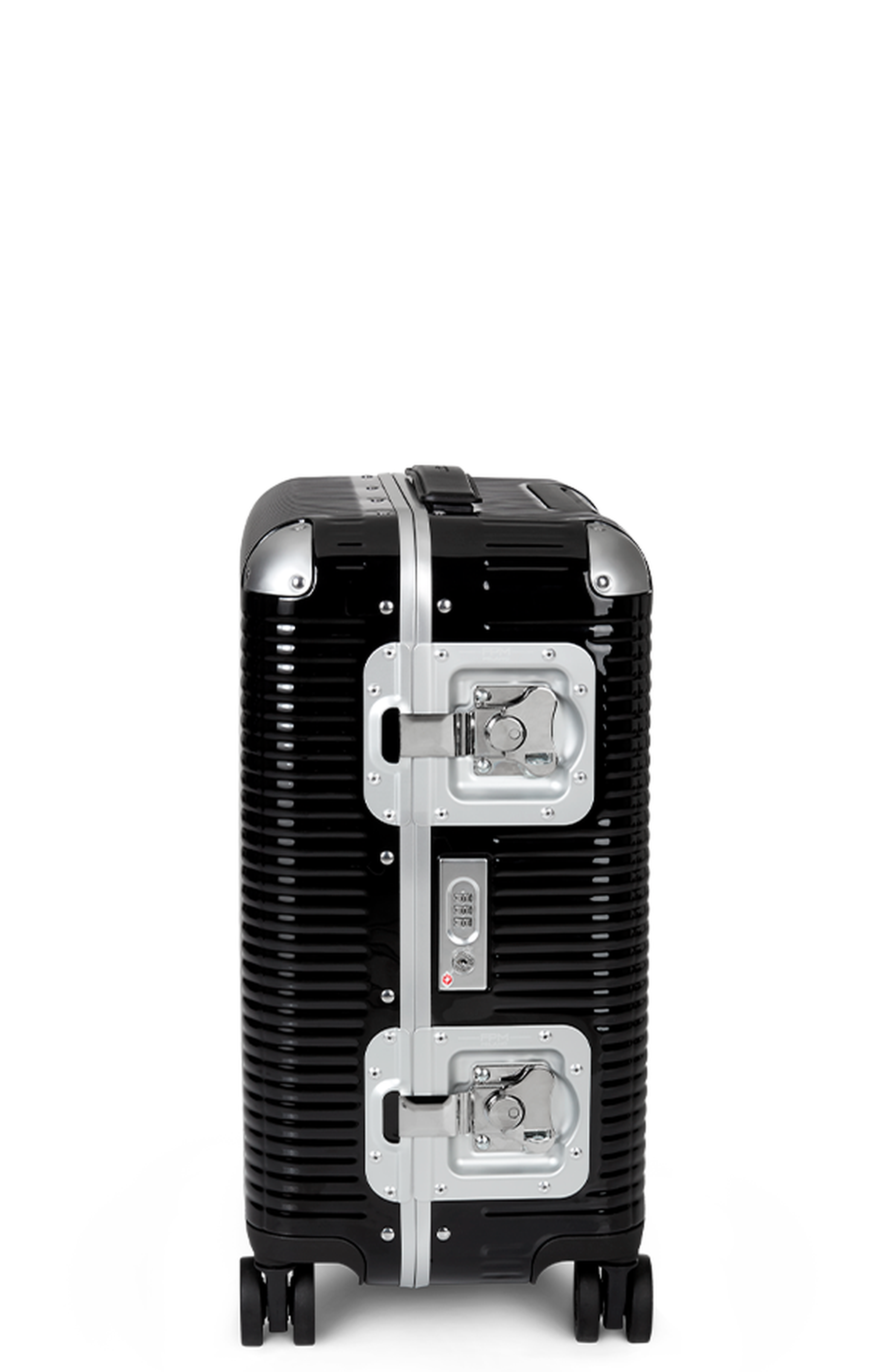 FPM - Fabbrica Pelletterie Milano - US Bank Light Spinner 55 Suitcase, Alternate, color, Licorice Black