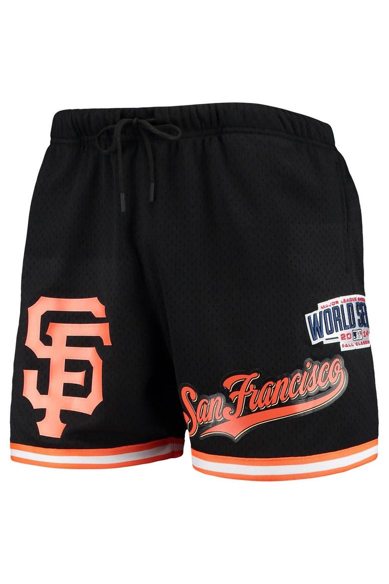 Men's Pro Standard Black San Francisco Giants 2014 World Series Mesh Shorts, Alternate, color, Black