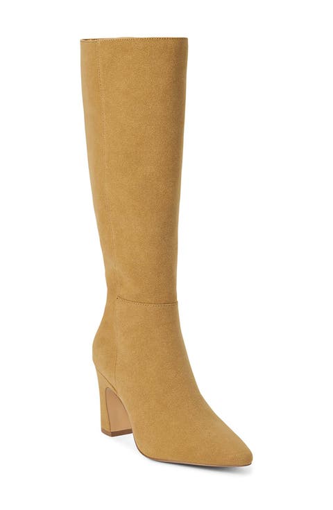 Willow Pointed Toe Knee High Boot (Women)