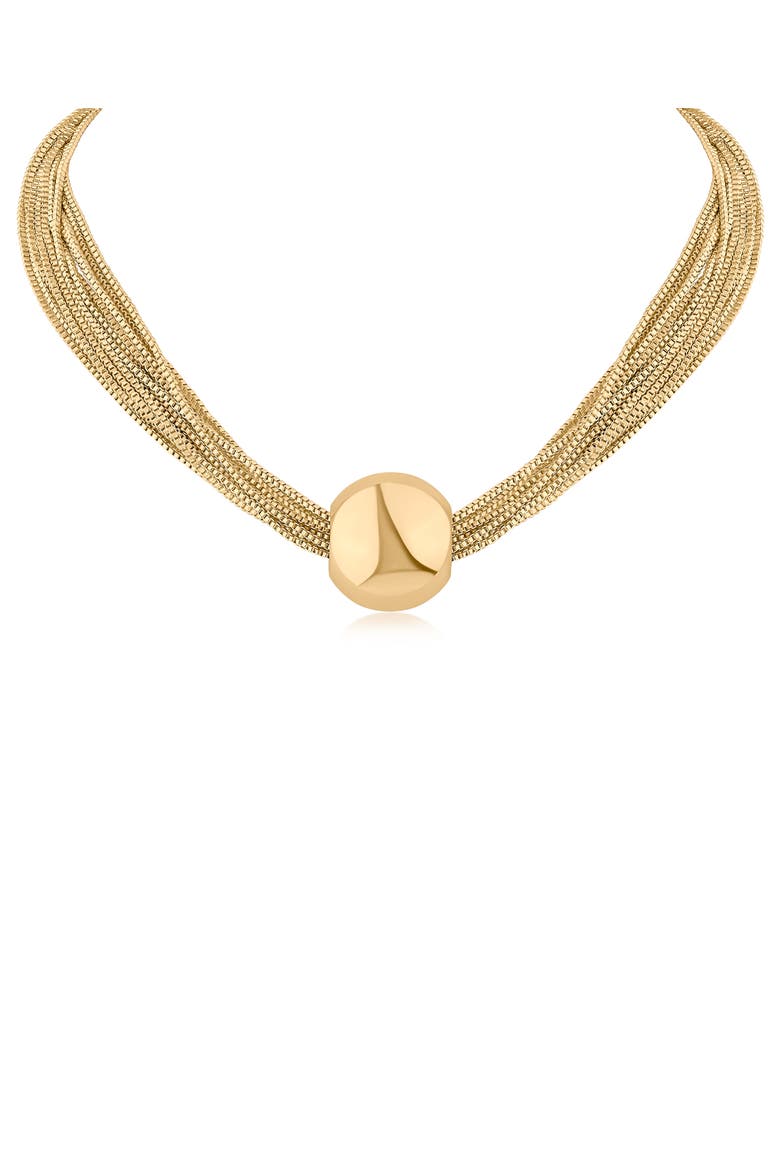 Ball Box Chain Collar Necklace (Nordstrom Exclusive), Main, color, GOLD