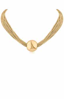 JARDIN Ball Box Chain Collar Necklace