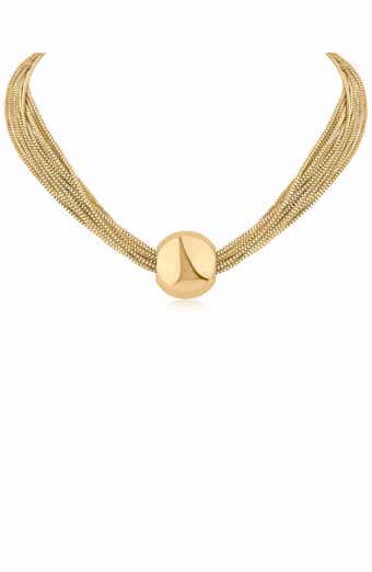 JARDIN Ball Box Chain Collar Necklace