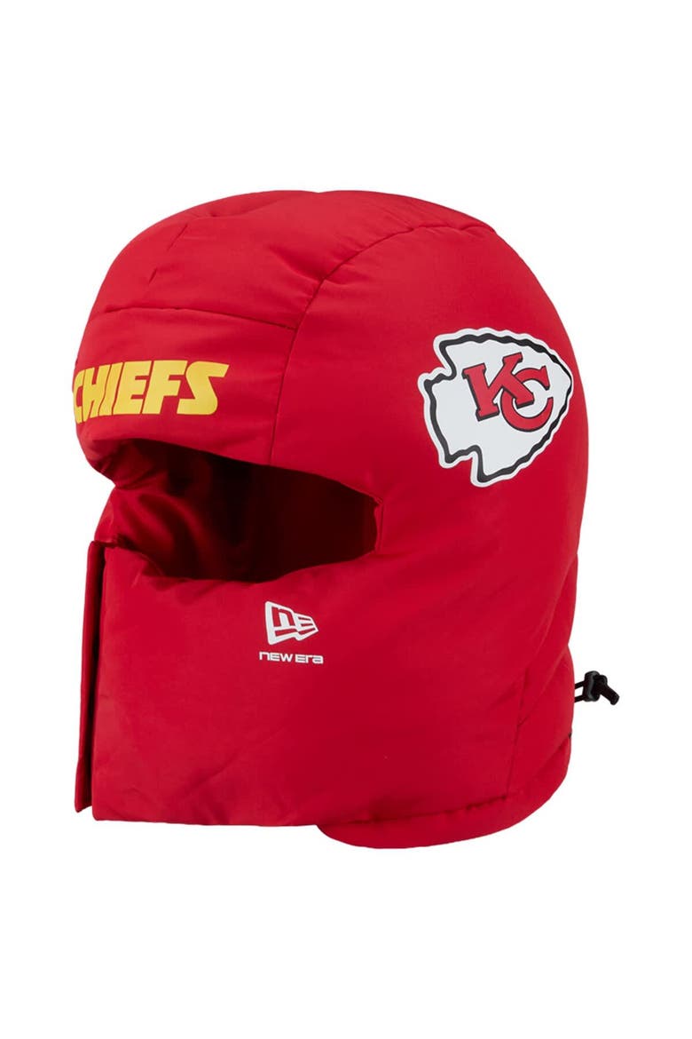 Men's New Era  Red Kansas City Chiefs Puffer Balaclava, Alternate, color, Red