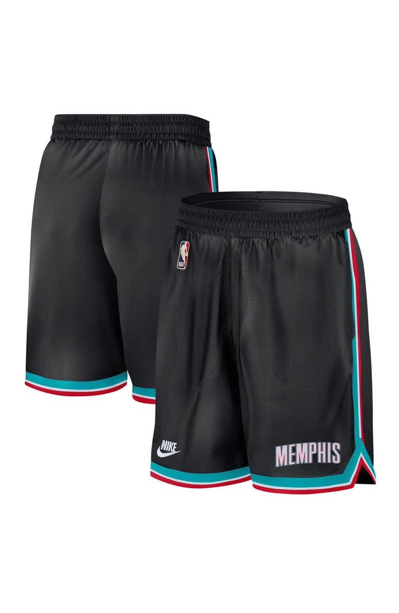 Nike Men's Nike Black Memphis Grizzlies Classic Edition Hardwood Classics Premium DNA Shorts, Main, color, Black