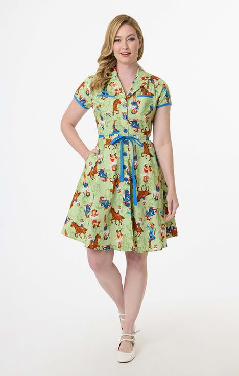 1960s Fit & Flare Dress