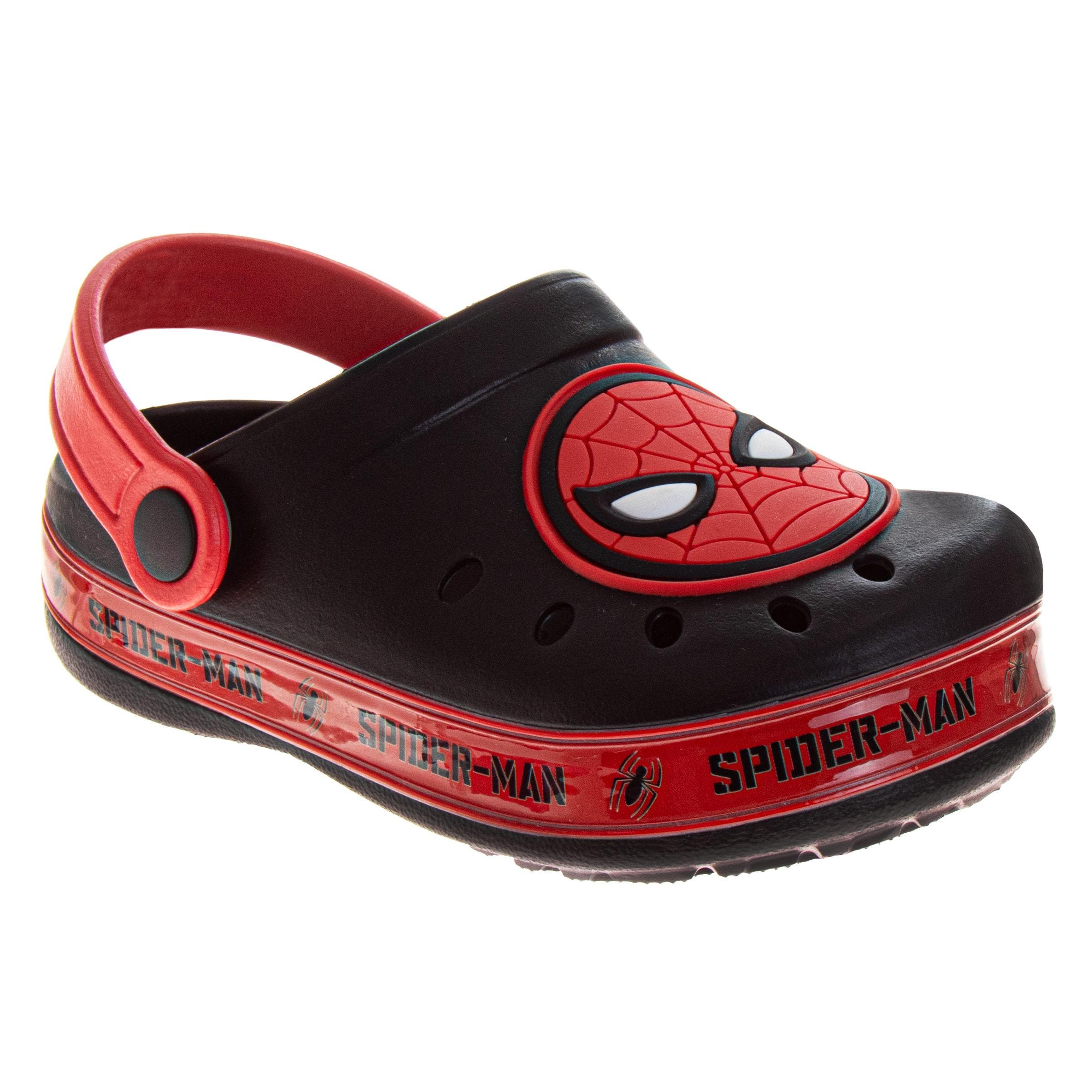 Spider-Man Spiderman Boys Glogs, Main, color, Black Red