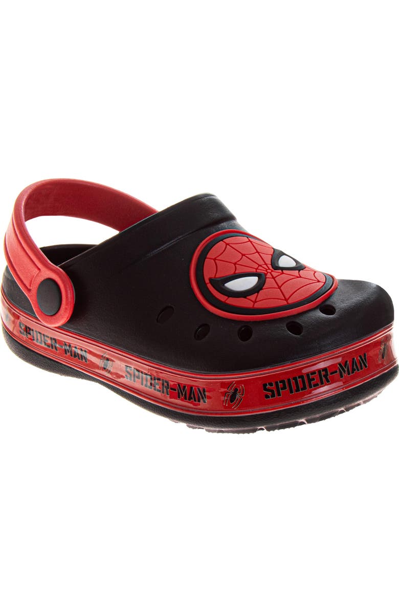 Spider-Man Spiderman Boys Glogs, Main, color, Black Red