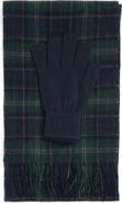 Barbour Tartan Wool Scarf & Gloves Set