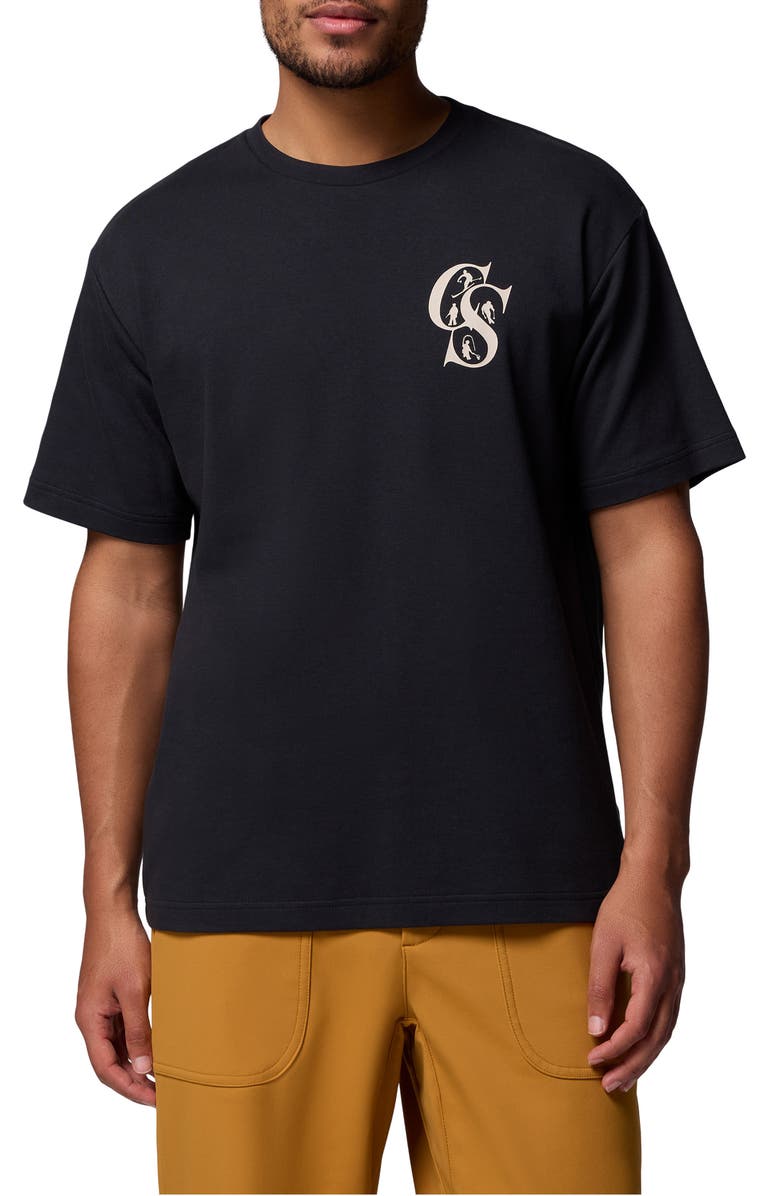 Columbia CSC Heritage Graphic T-Shirt, Main, color, Black Heritage Mini