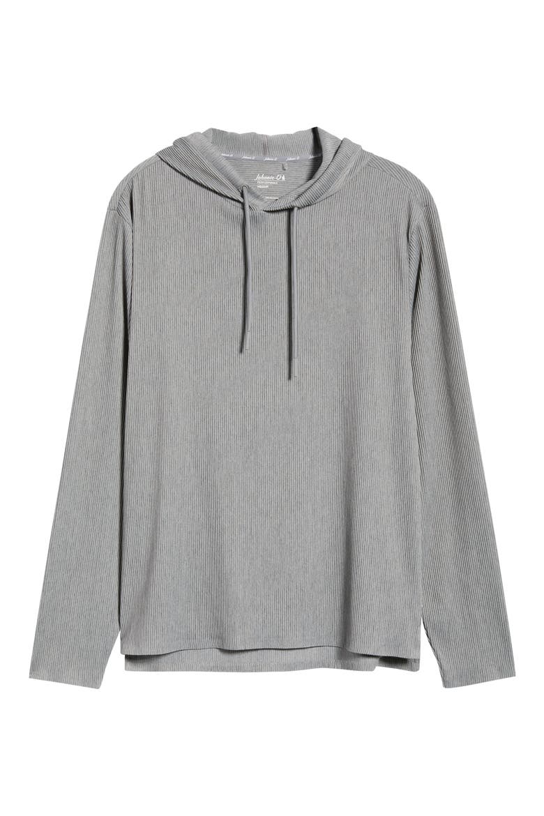 Hoppin Heathered Performance Hoodie, Alternate, color, HEATHER THUNDER