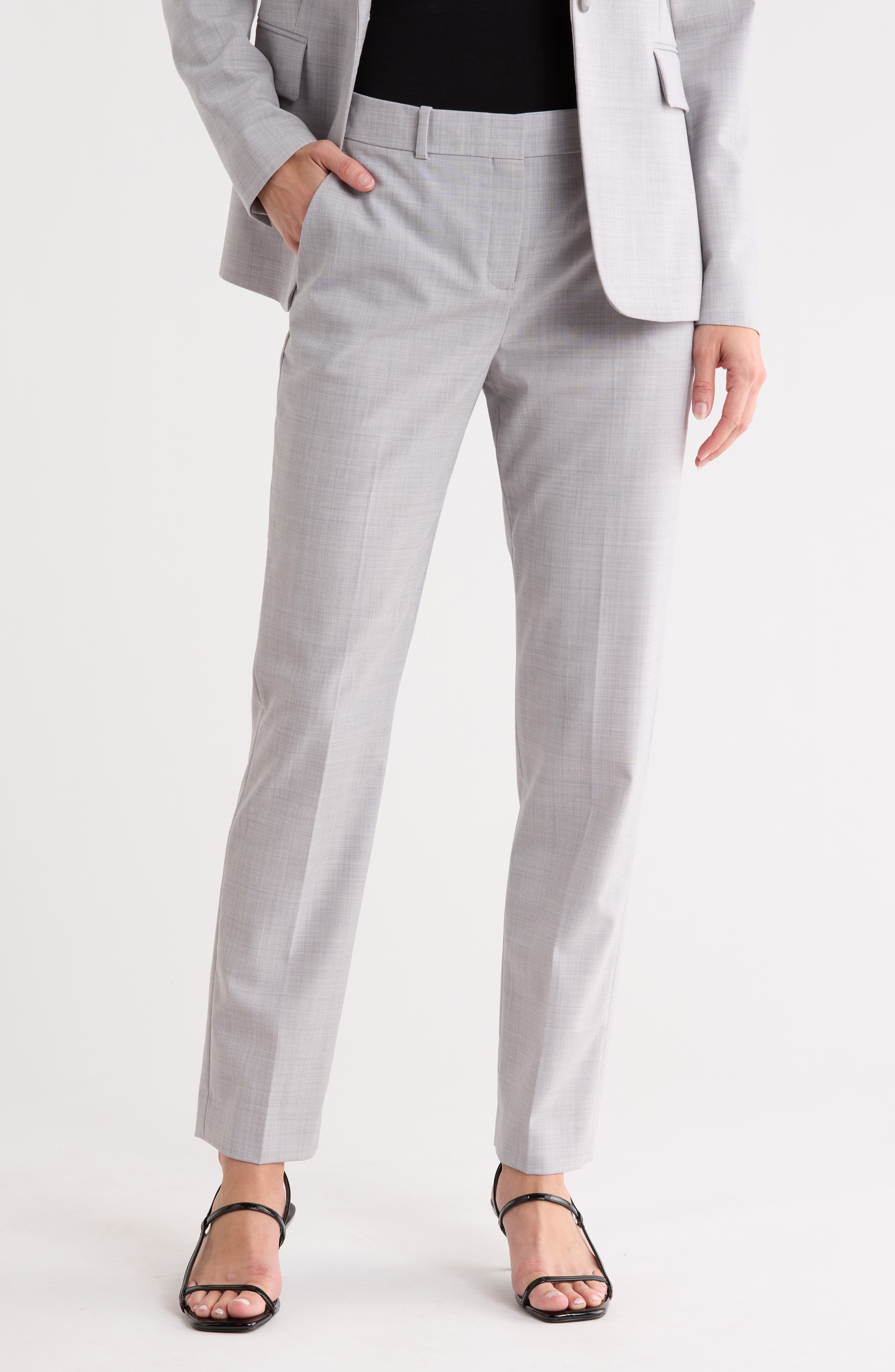 Theory Testra Stretch Wool Dress Pants
