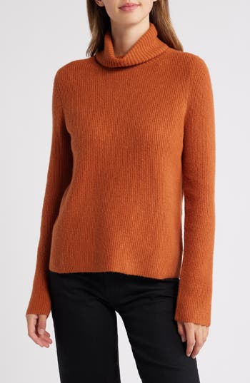 CASLON CASLON® RIB TURTLENECK SWEATER
