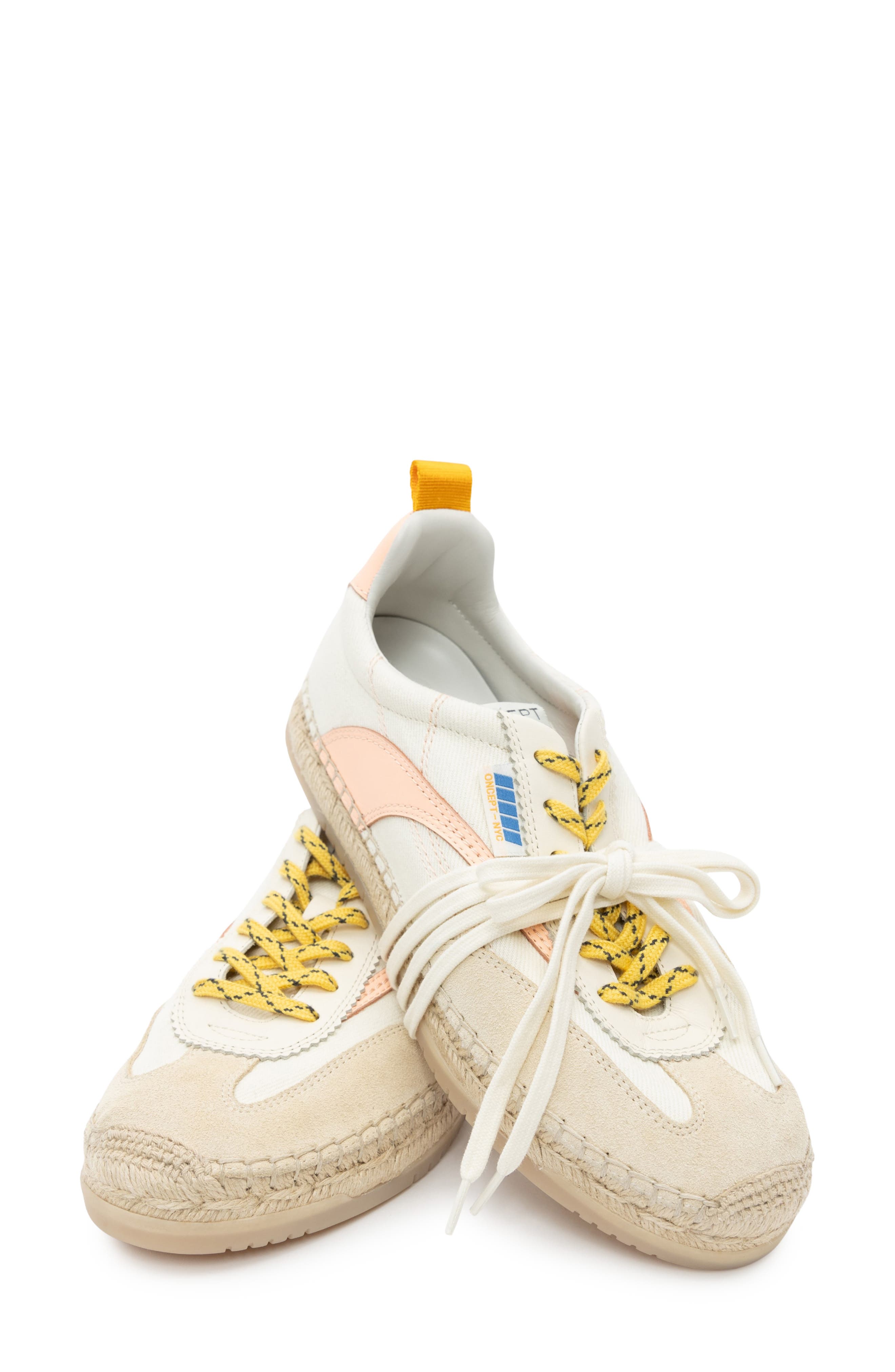 Oncept St. Tropez Espadrille Sneaker, Alternate, color, Electric Sand