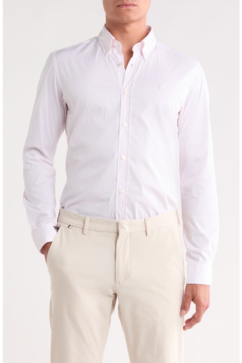 Roan Button-Up Shirt, Main, color, LIGHT/ PASTEL PINK