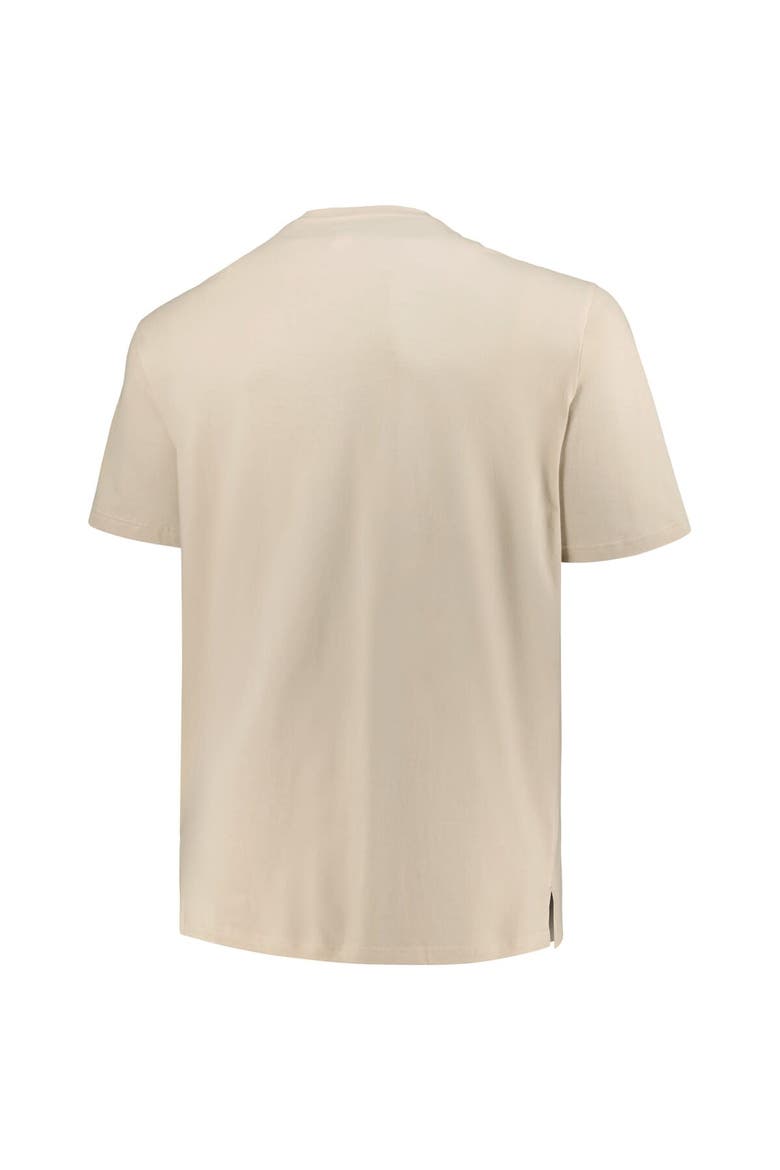 Men's New Era  Cream New England Patriots Third Down Big & Tall Historic T-Shirt, Alternate, color, Cream