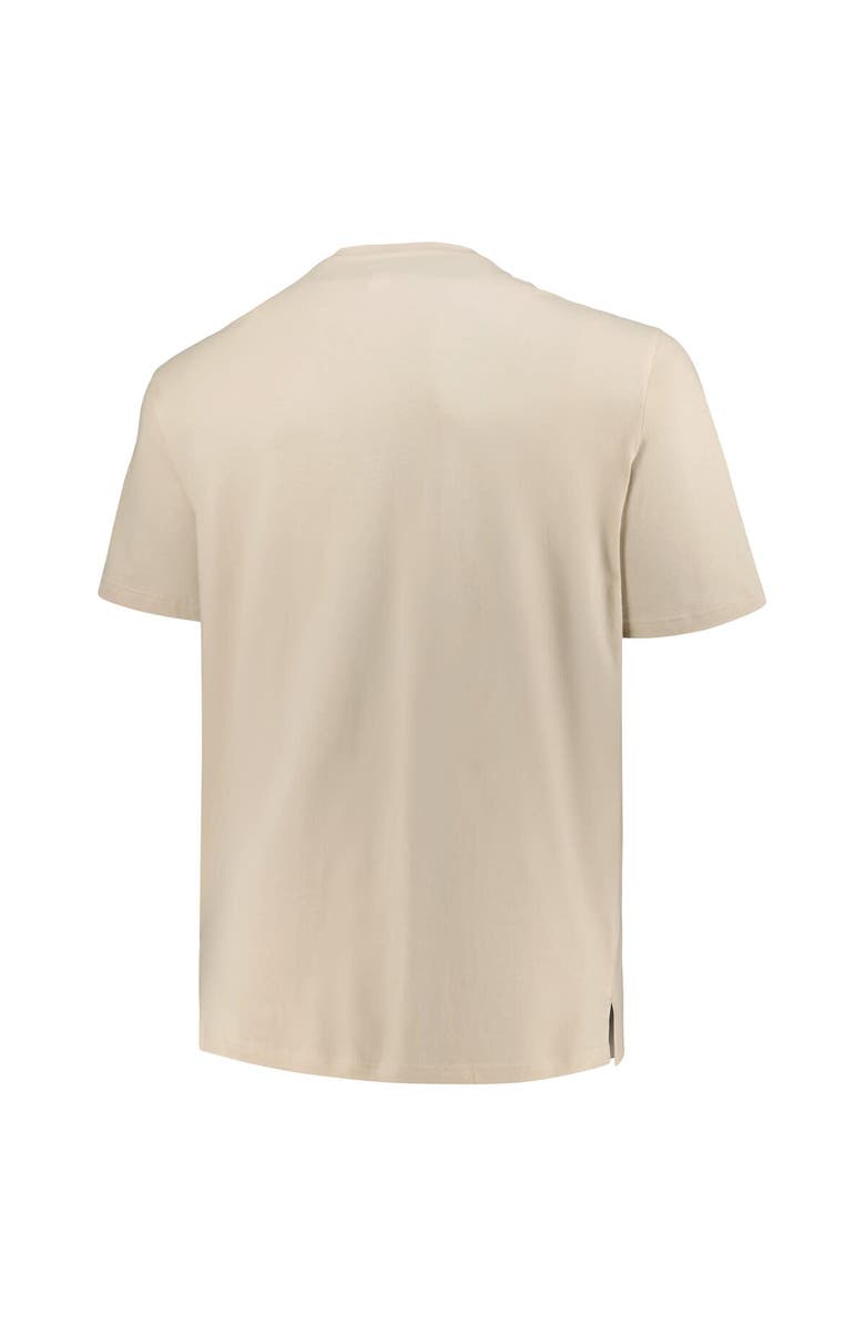 New Era Men's New Era Cream New England Patriots Third Down Big & Tall Historic T-Shirt, Alternate, color, Cream