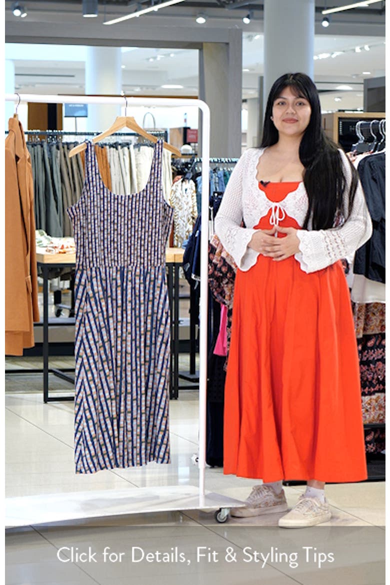 Dani Reef Stripe Fit & Flare Dress video