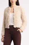 Nordstrom Fringe Bomber Sweater