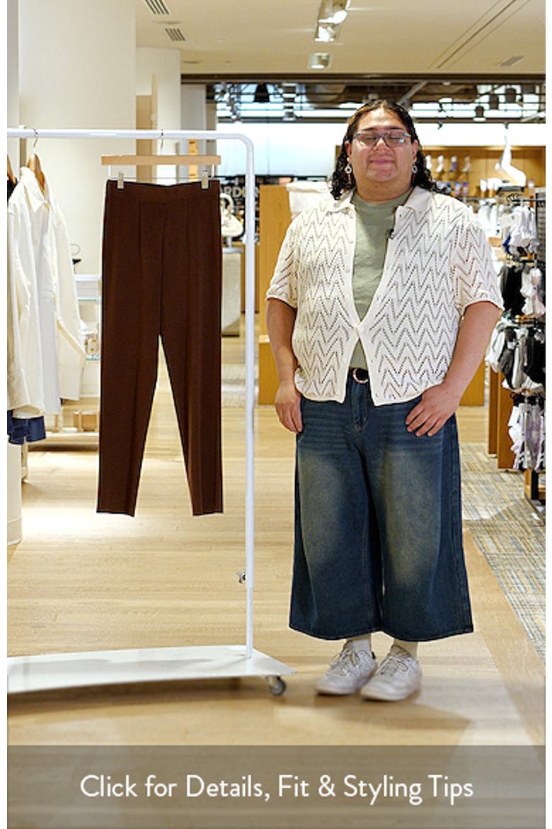 Nancy Slim Leg Knit Pants video