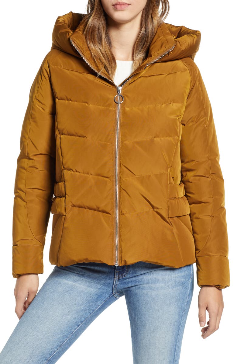 Marc New York Active Puffer Jacket, Alternate, color, Umber